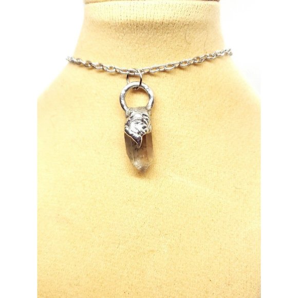 Green ghost quartz Necklace phantom quartz necklace - Picture 5 of 12